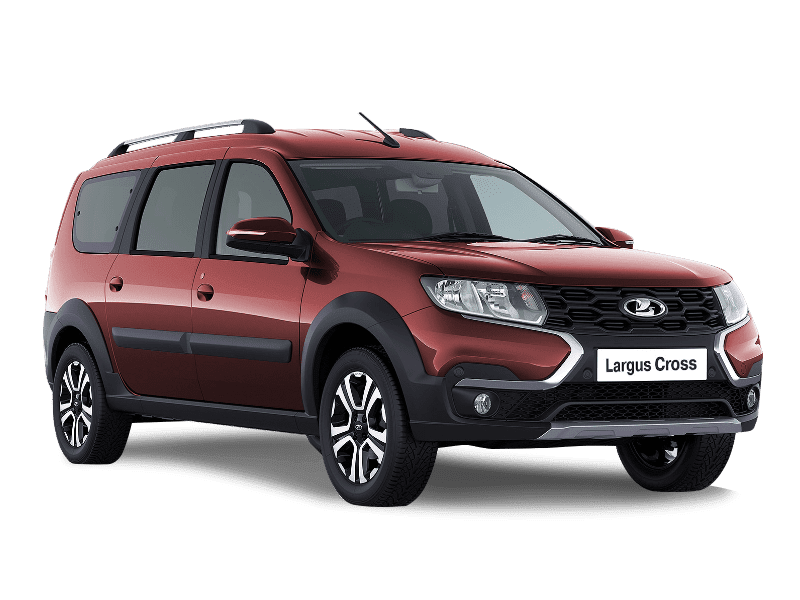 Купить Lada Largus Cross в Томске - Красный «Красный сплав» (136) - металлик