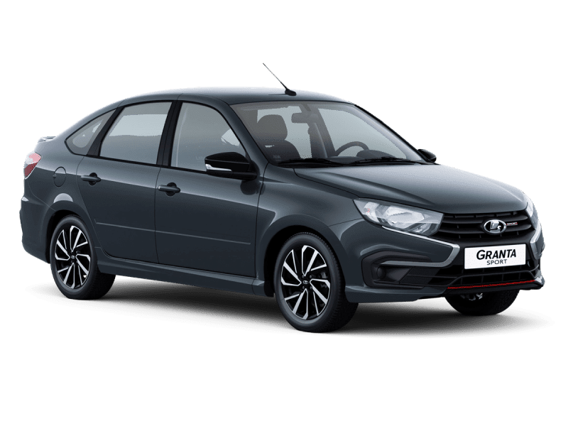 Купить Lada Granta Sport Лифтбек в Томске - СЕРЕБРИСТО-ТЕМНО-СЕРЫЙ "БОРНЕО" (633) - МЕТАЛЛИК