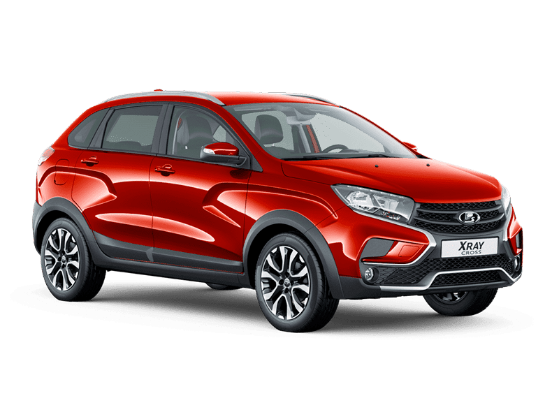 Купить Lada Xray Cross в Томске - Красный "Красный сплав" (136) - металлик