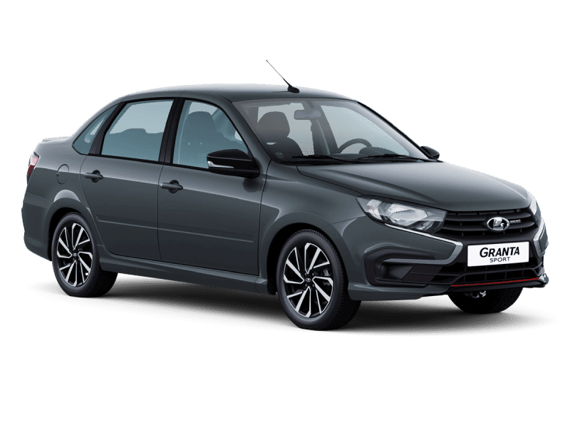 Купить Lada Granta Sport Седан в Томске - СЕРЕБРИСТО-ТЕМНО-СЕРЫЙ "БОРНЕО" (633) - МЕТАЛЛИК